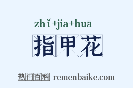 指甲花是什么意思的图片